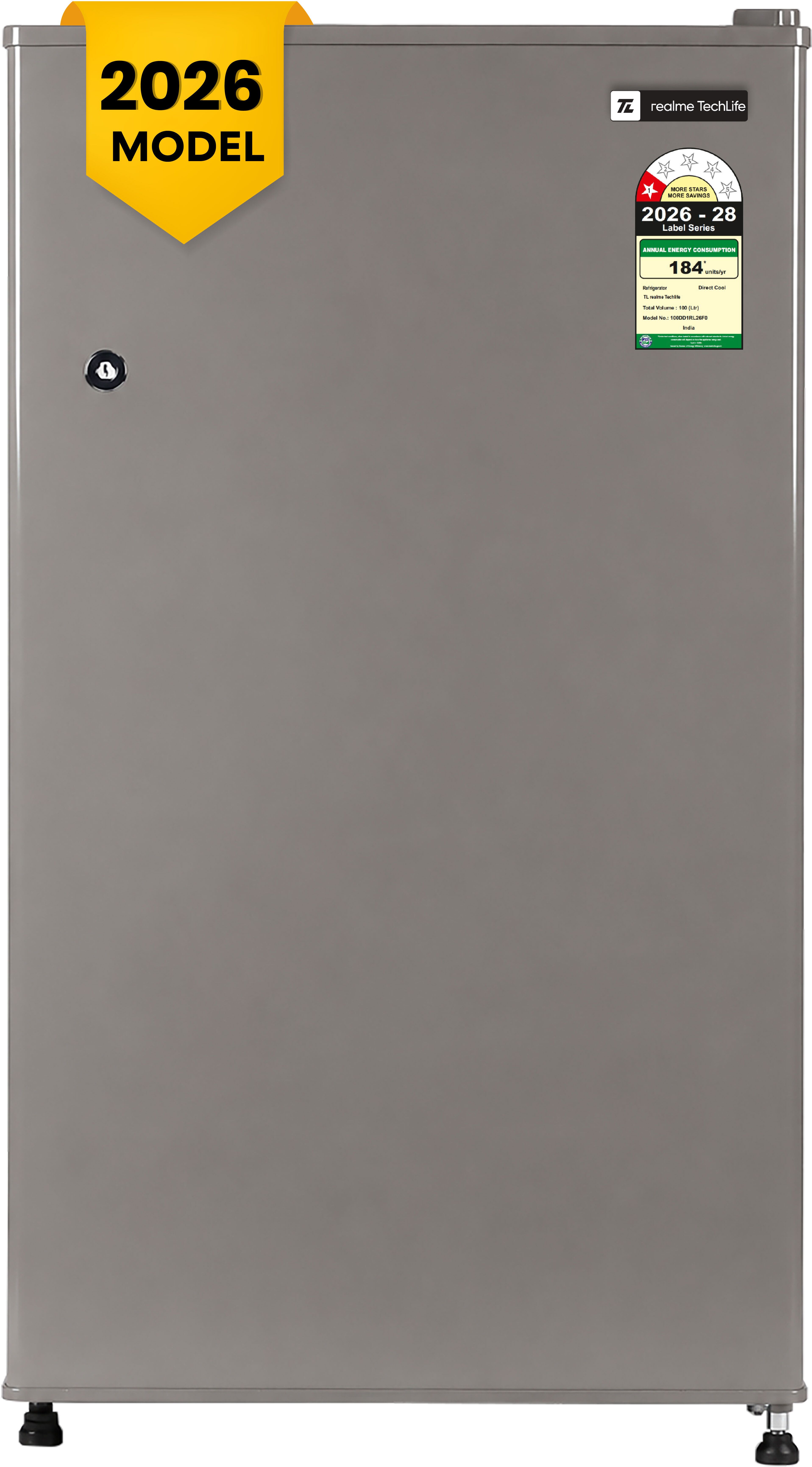 realme techlife 100 L Direct Cool Single Door 1 Star Refrigerator-picture-1