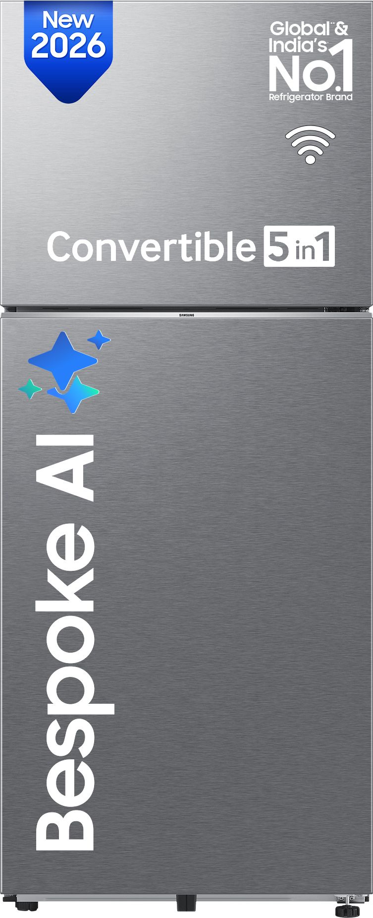 396 L Frost Free Double Door 2 Star Refrigerator-image-5