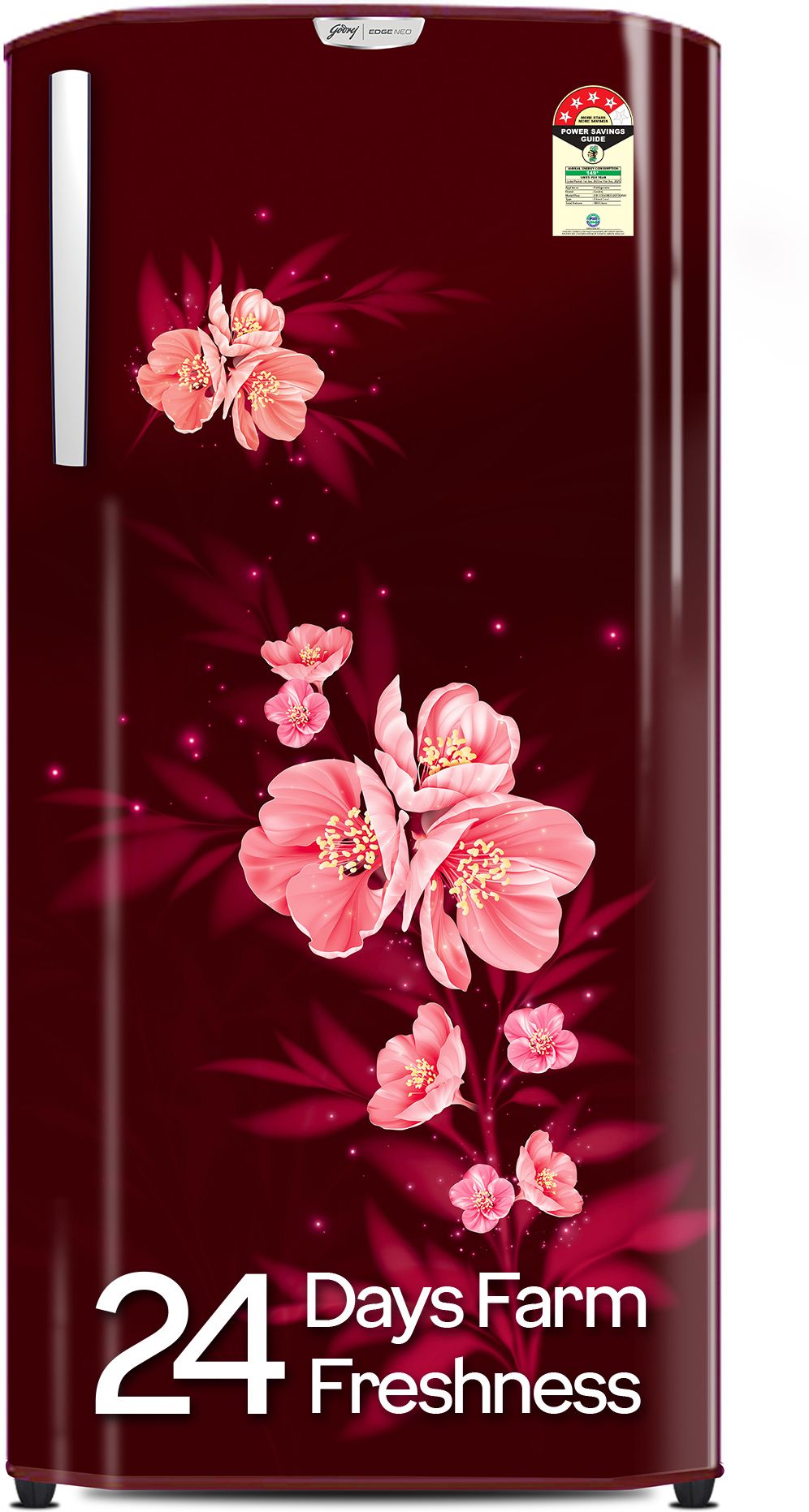 180 L Direct Cool Single Door 4 Star Refrigeratorwith Large Vegetable Tray And 2.25 L Bottle Space