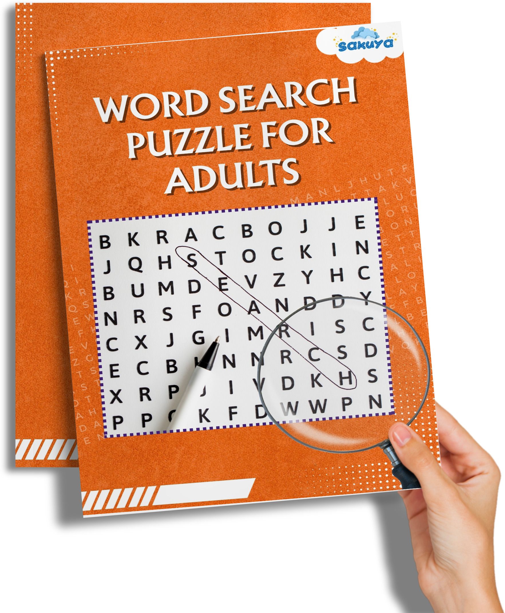 Word Search Book for Adults Brain Games Relaxing Screen Free Puzzle-image-16