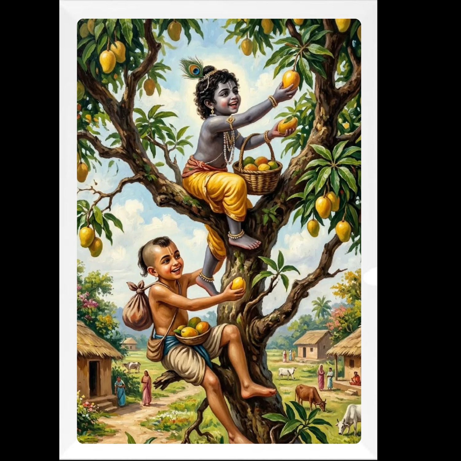 Shri Krishna Religious Photo Frame Religious Frame-image-39