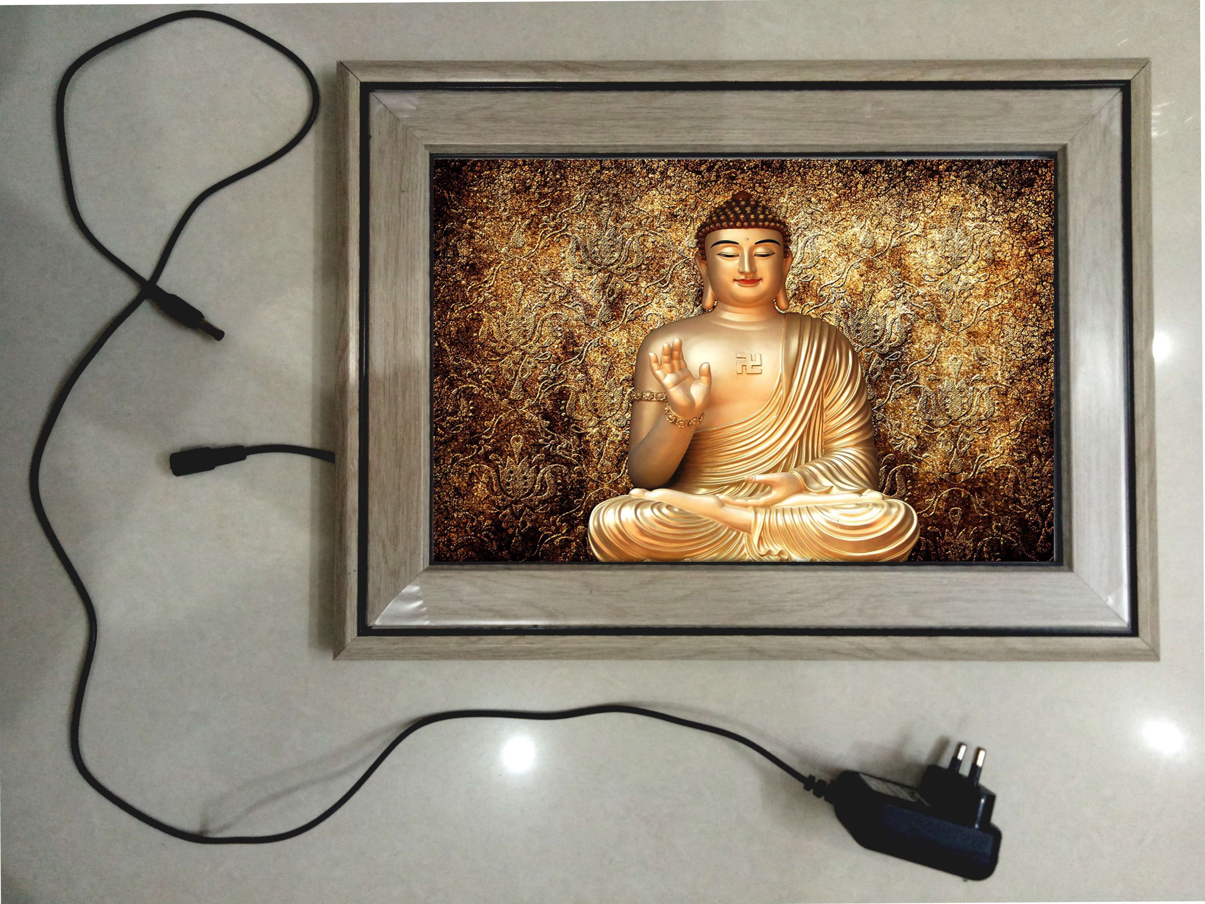 anshul internet point BUDHHA JI FRAME 15.5 inch LED PHOTO FRAME-picture-10
