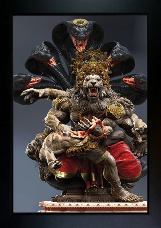 crowdhall Narasimha Religious Frame-picture-22