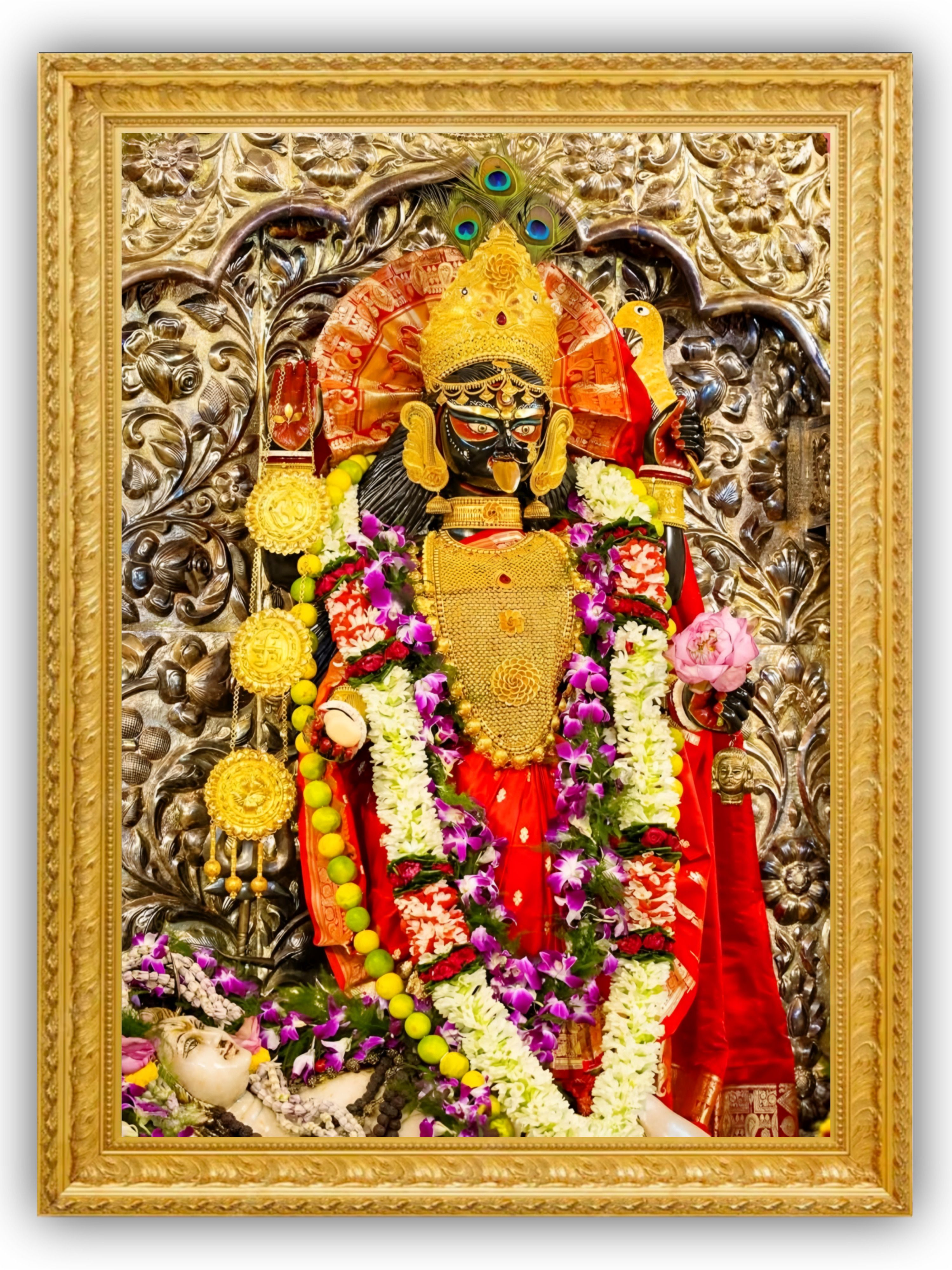 jps BORO KALI MAA Golden photo Frame Religious Frame-picture-21