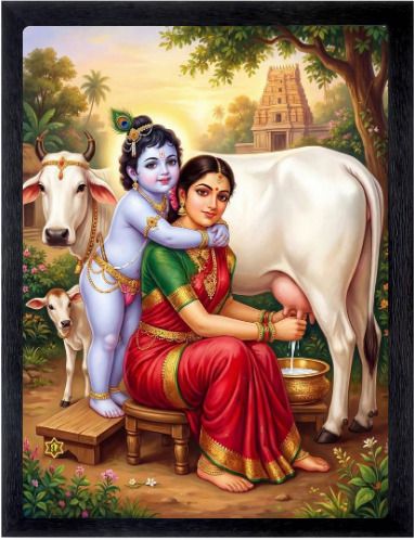 Shri Krishna Religious Photo Frame Religious Frame-image-33
