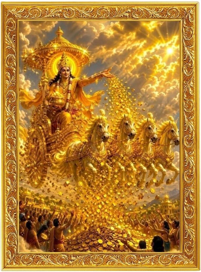 Lord Surya Dev (Sun God) Religious Frame-image-3