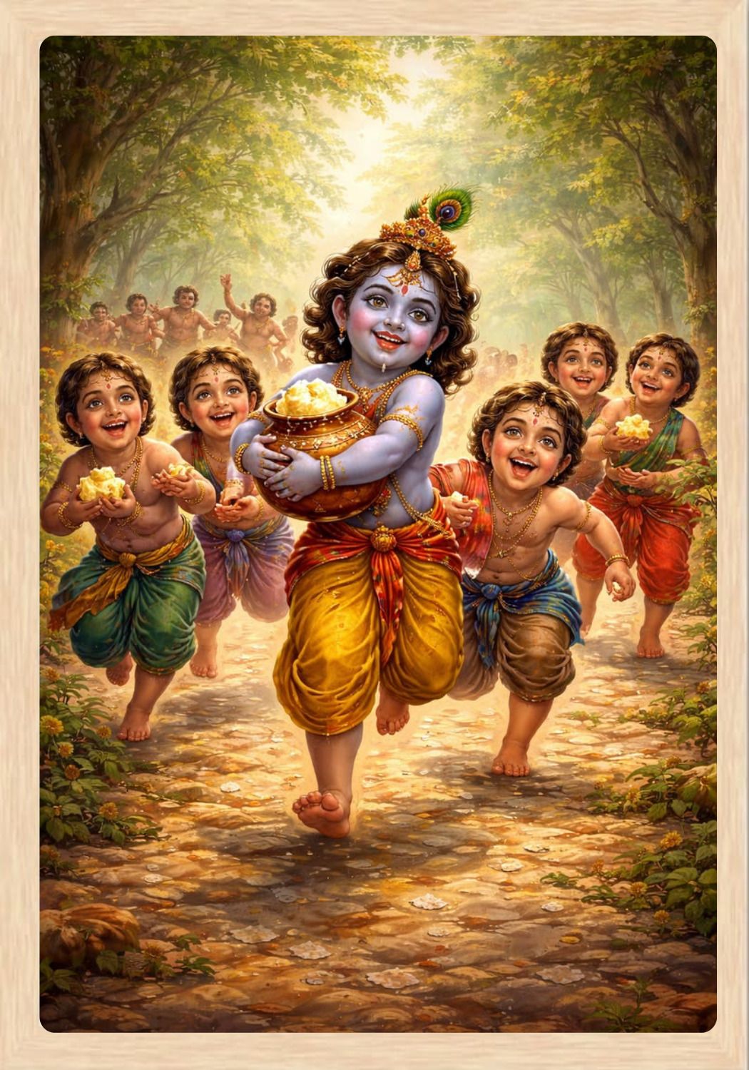 Shri Krishna Religious Photo Frame Religious Frame-image-47