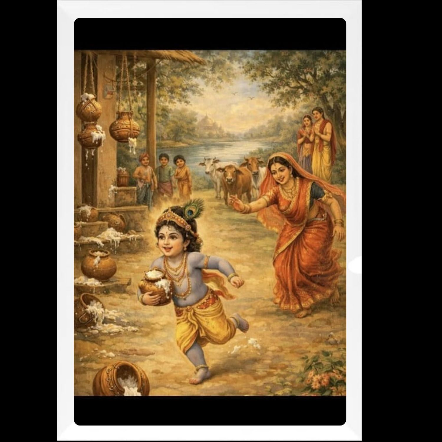 Shri Krishna Religious Photo Frame Religious Frame-image-43