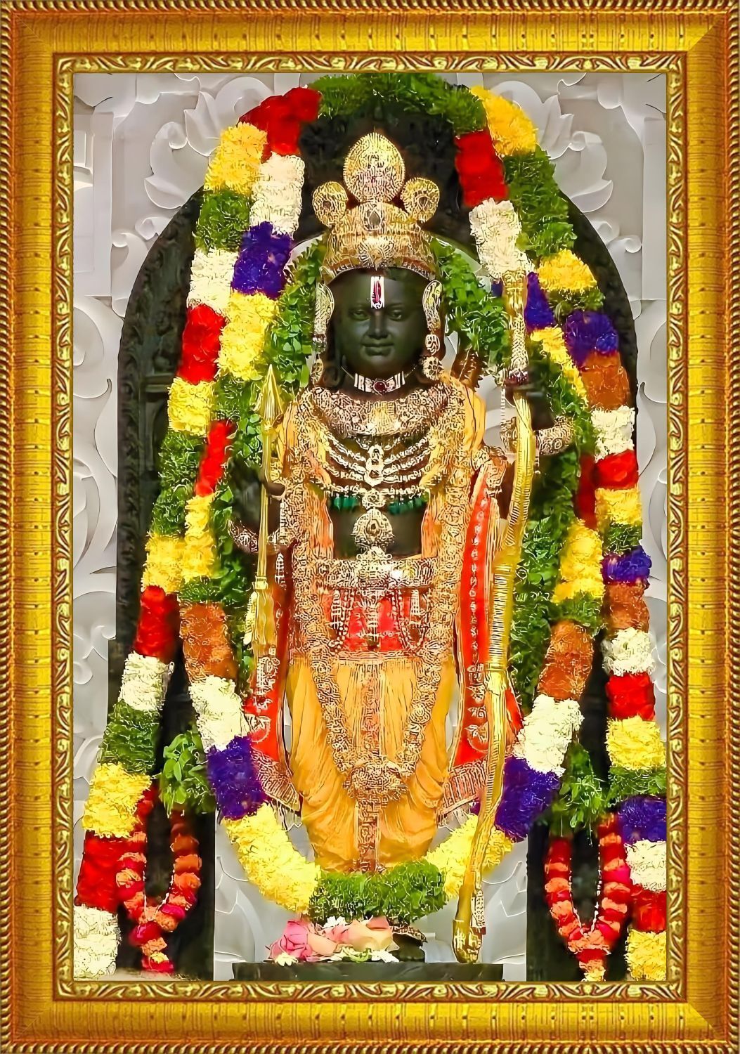 taani creations Bal Ram Lala Ayodhya Religious Frame-picture-11
