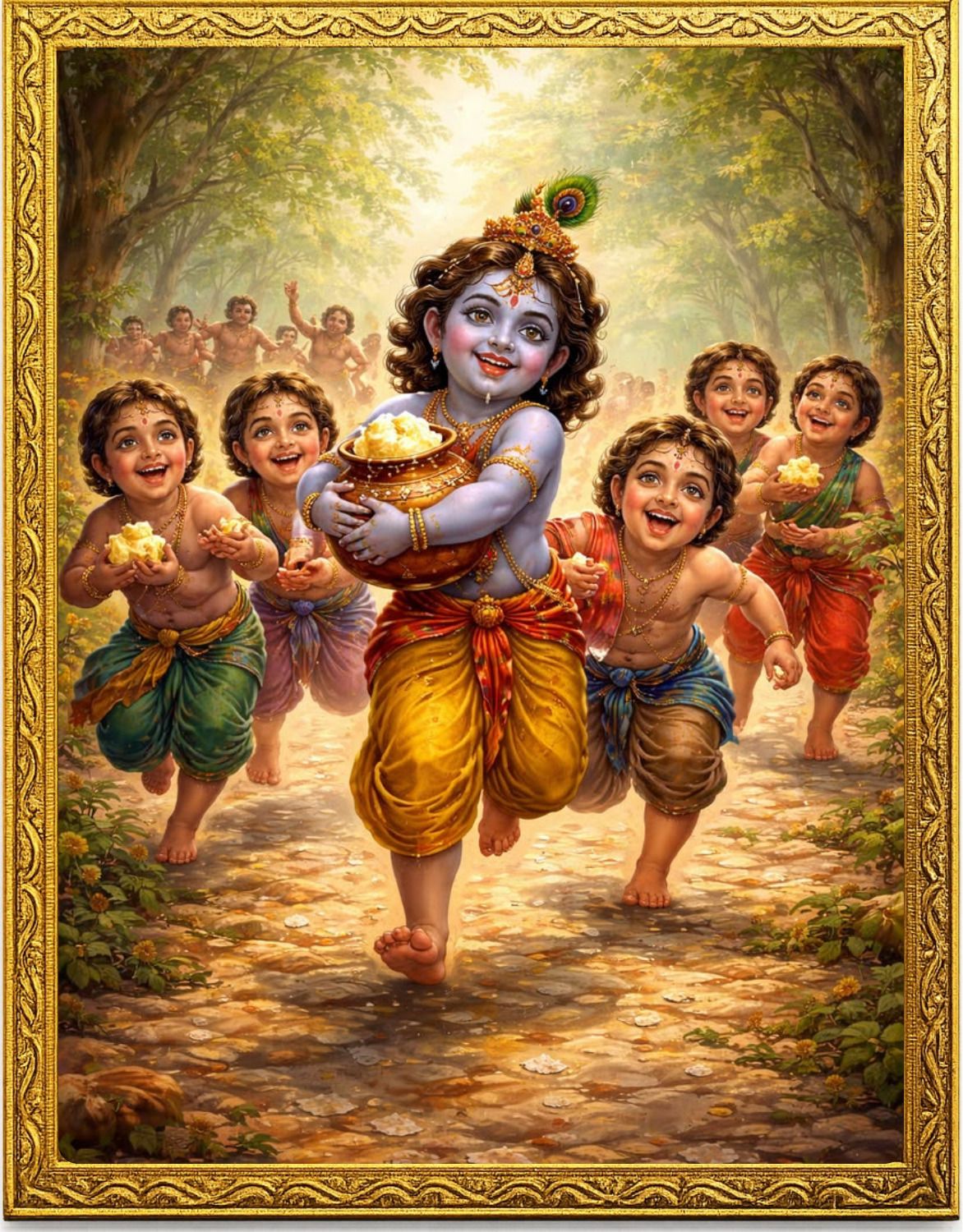 Shri Krishna Religious Photo Frame Religious Frame-image-40