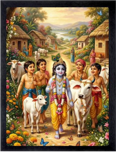 Shri Krishna Religious Photo Frame Religious Frame-image-42