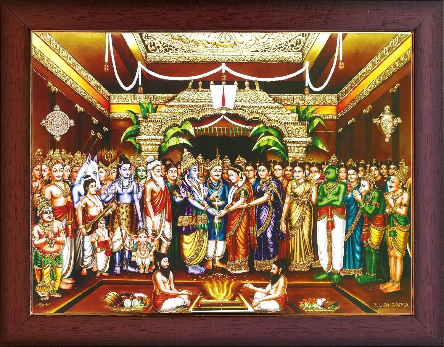 sai balaji acralics Tirupati balaji Kalyanam Religious Frame-picture-16