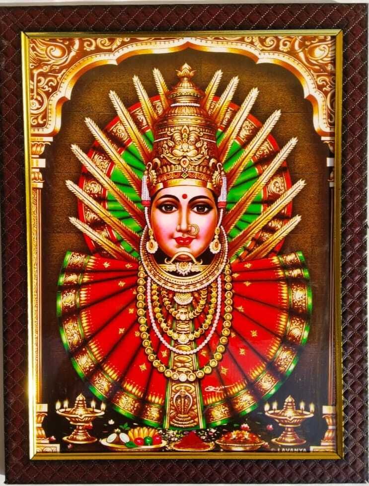 raghawan Renuka Yellamma Mata Ellamma Thalli | 10x13 Inch Religious Frame-picture-23