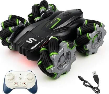 adhira toys 2.4GHz 4WD RC Drift Stunt Car Toy for Kids with Lights & Music Double Sided07-picture-13