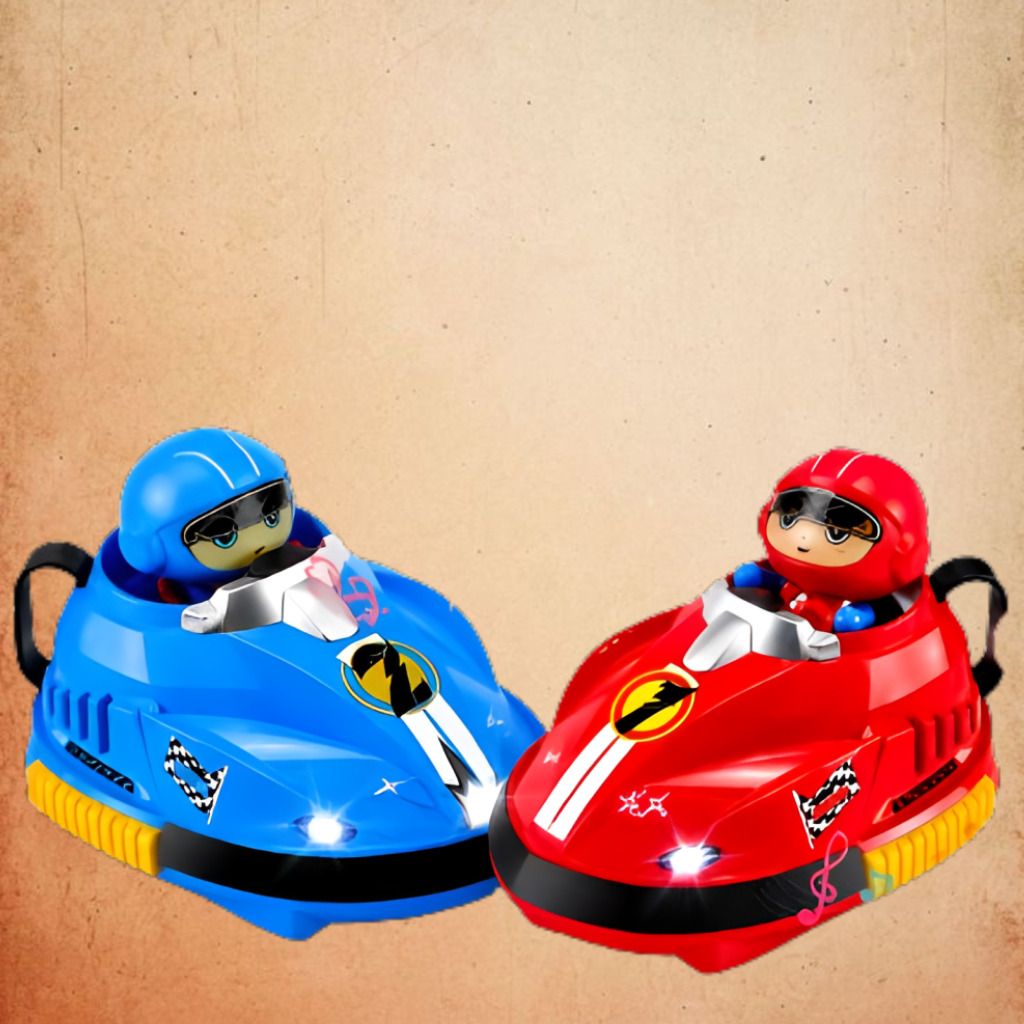 Remote Control Racing Bumper Cars with Fun Crash Battle Action Toy-image-10