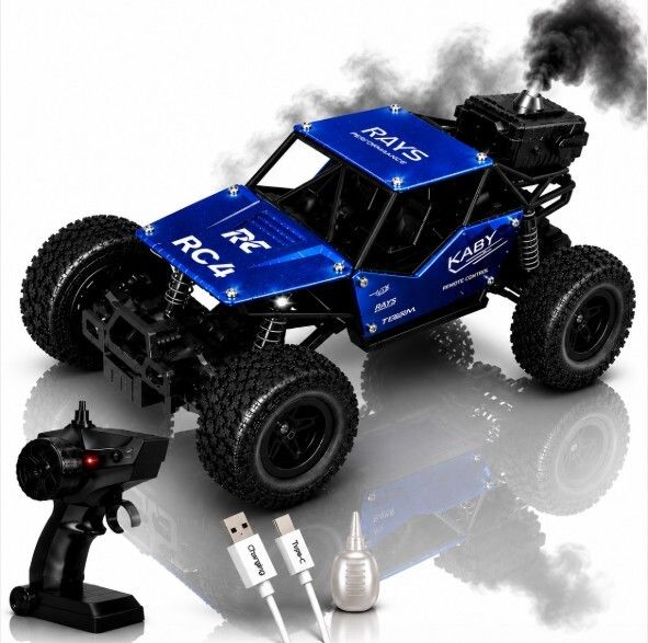 amaflip 2WD Off-Road Rechargeable RC Rock Crawler Mist Spray Remote Control Toy Car-picture-31