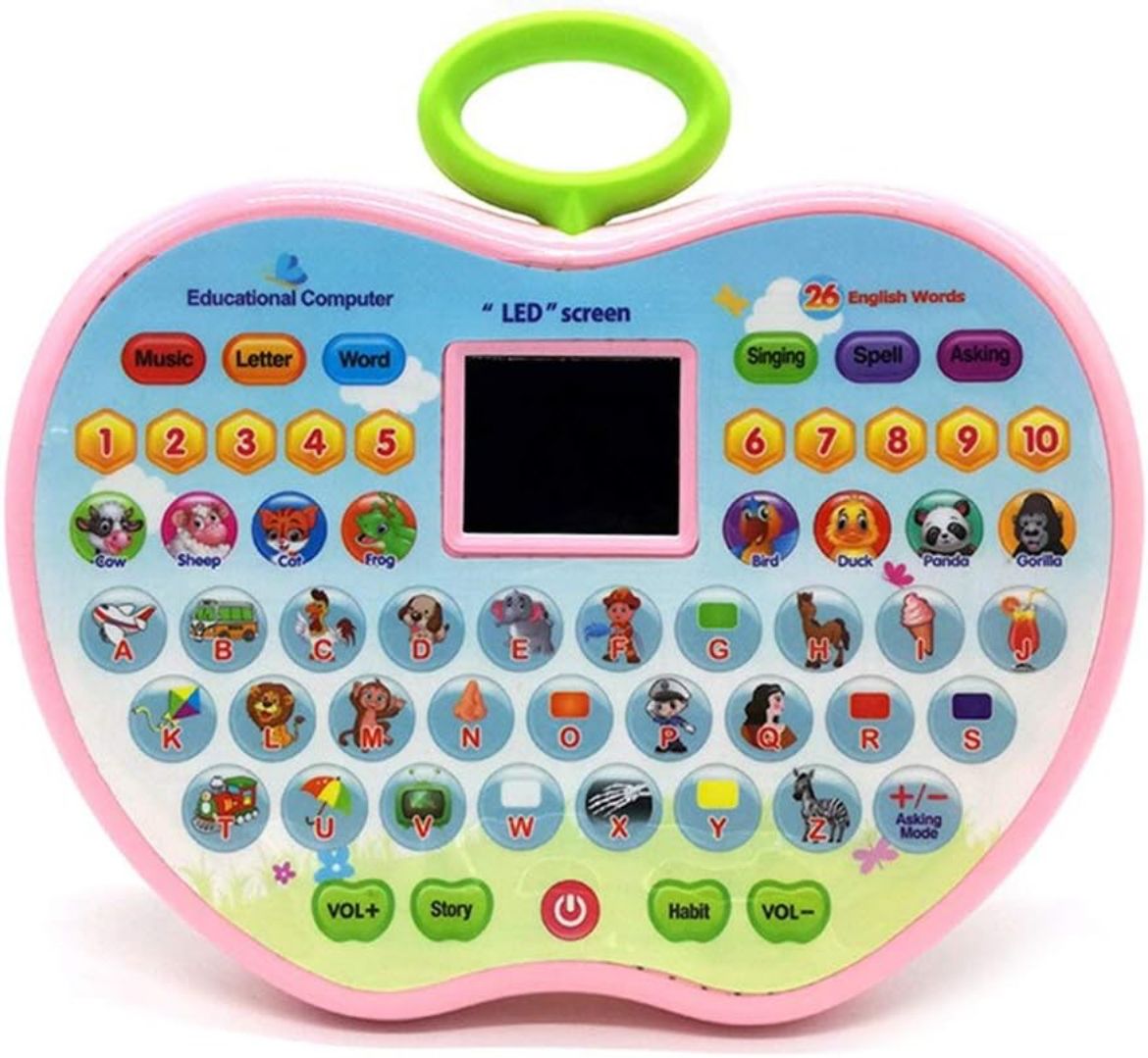 Apple Shape Educational Computer Toy for Kids LED Display and Fun Music alp2-image-40