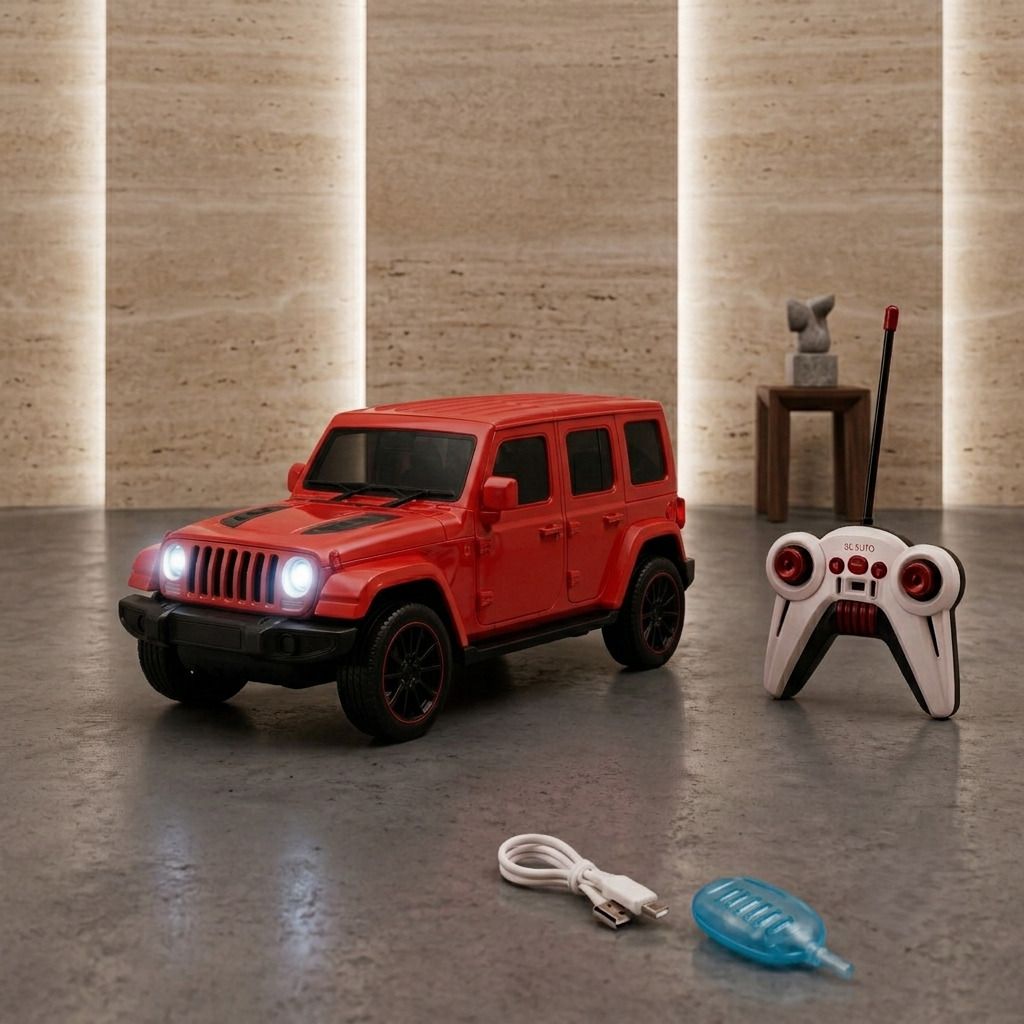 Thar Style RC Toy Car with LED Lights-image-40