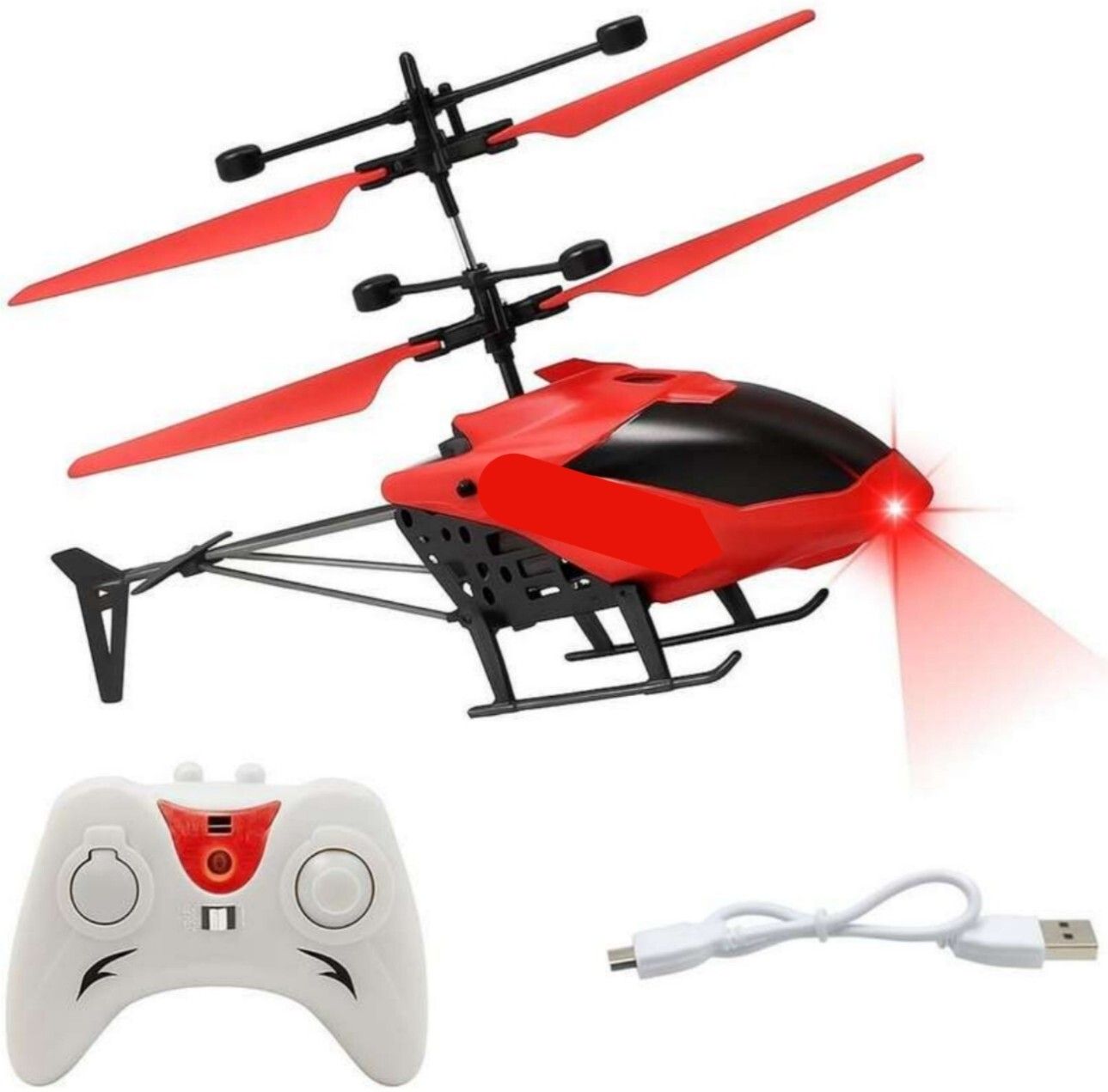 shiv traders Rc helicopter for your lovely kids with safety sensor rechargeable batteryX5-picture-18