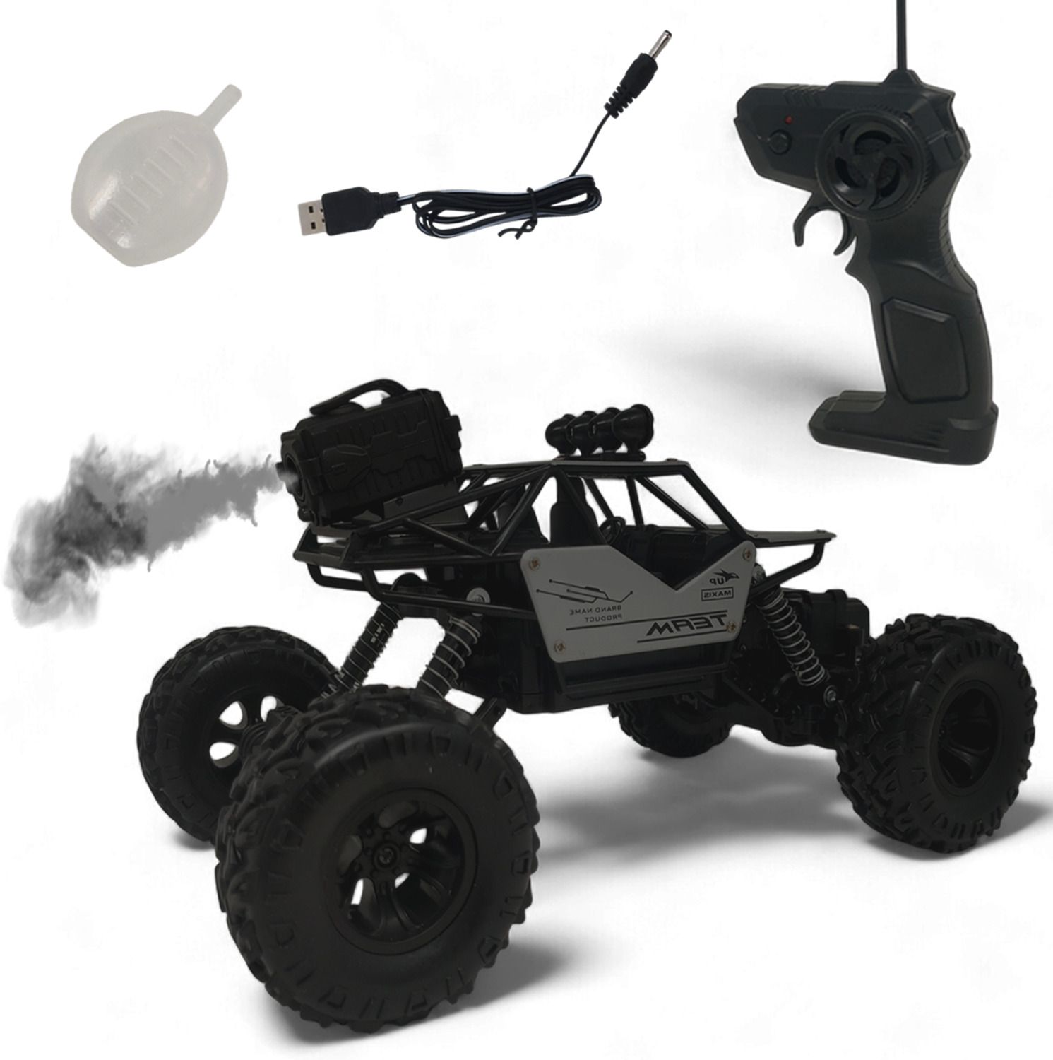 Big Rock Crawler Car 4x4 for Boys&Girls With Smoke & Fully Remote Control-image-24