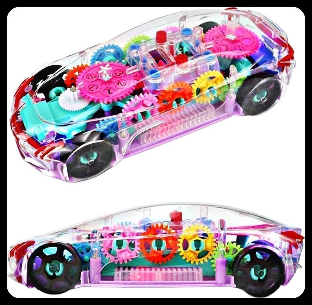 ninjatoy 3D Concept Gear Car Toy, Transparent Car, With 360 Degree Rotation-ZA664-picture-38