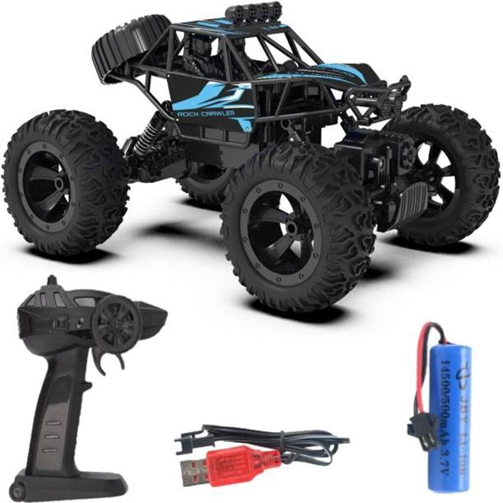 Remote Controlled Rock Crawler RC Monster Truck, 4 Wheel Drive, 1:18 Scale-image-47