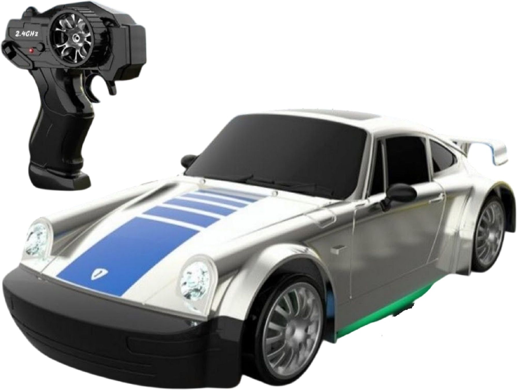 2.4GHz RC Drift Racing Car LED Light Extra Drift Racing Tires Traffic Cone-image-37