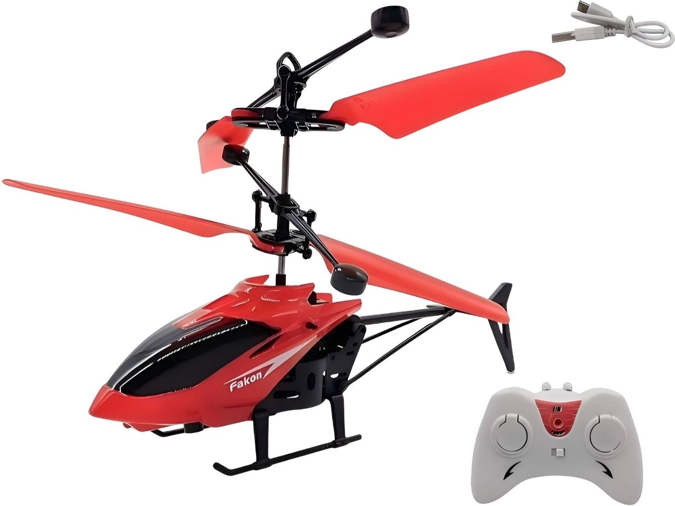 shiv traders Remote Control Helicopter Toy with Hand Sensor USB Rechargeable LED_E196-picture-21