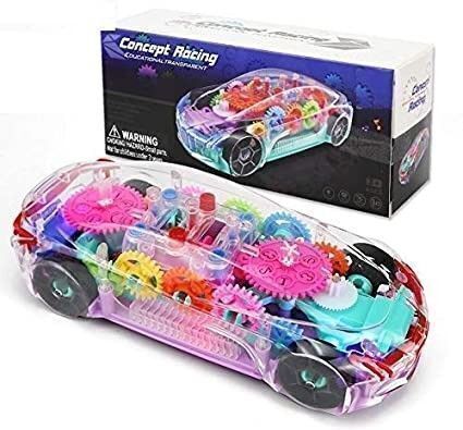 ninjatoy 3D Concept Gear Car Toy, Transparent Car, With 360 Degree Rotation-ZA269-picture-31