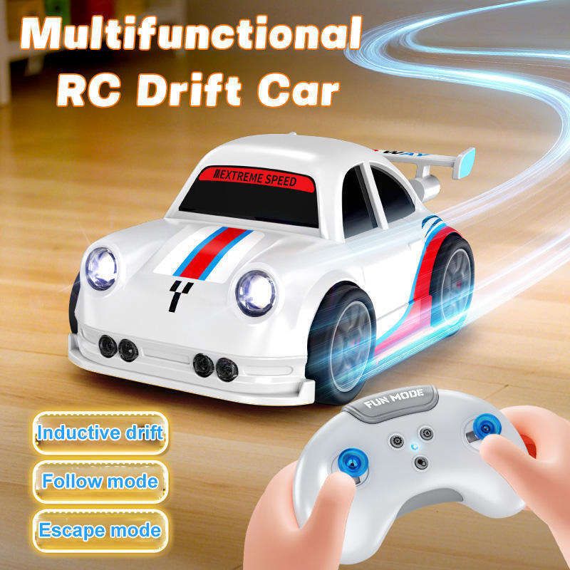 rectitude Mini RC Drift Remote Control Car for Kids, LED Lights, Sound Effects(p)-picture-17