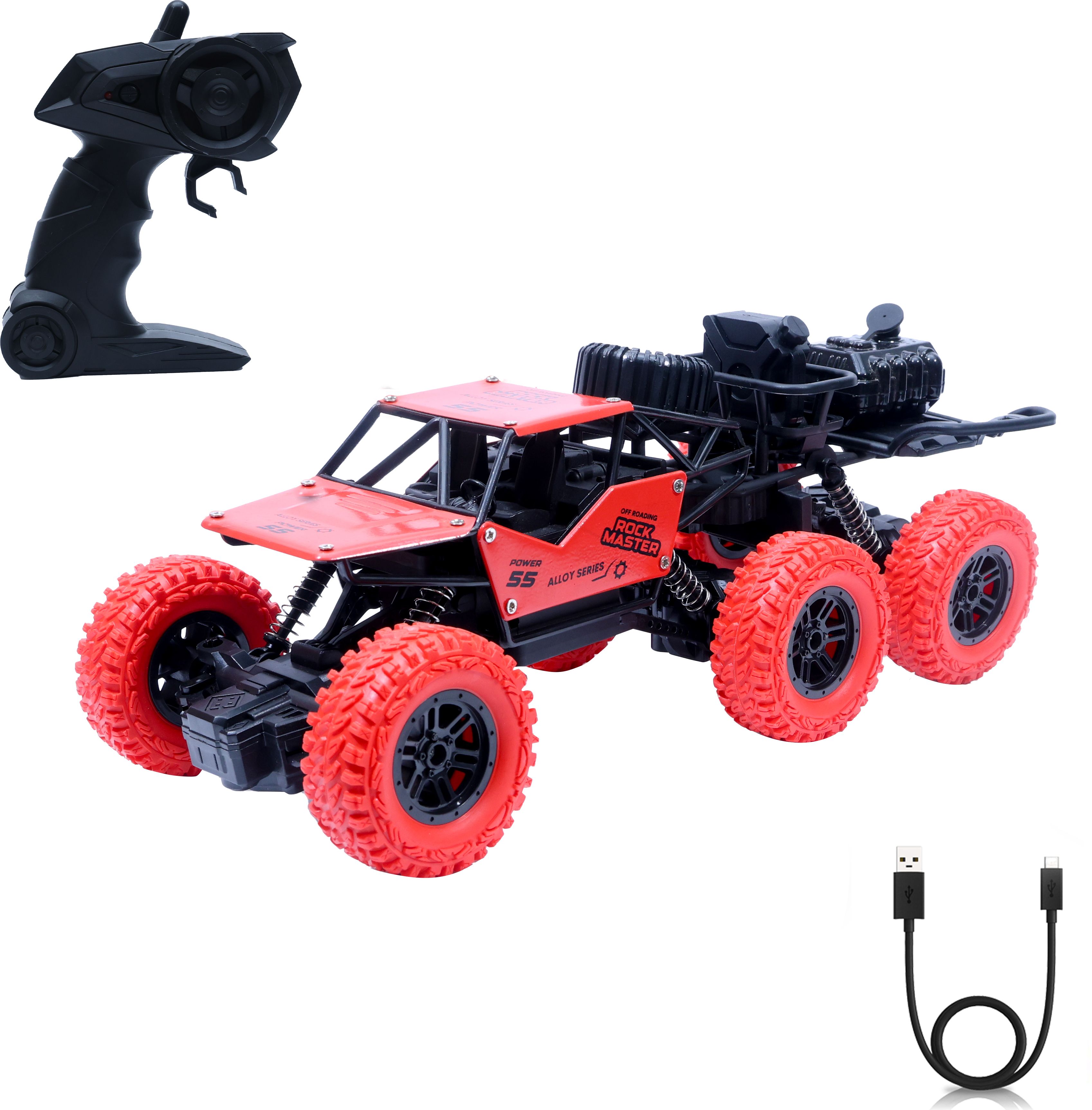 wonder Remote Control Smoke Rock Crawler with 6x6 Wheels_2.4 GHz Remote with Long Range-picture-20