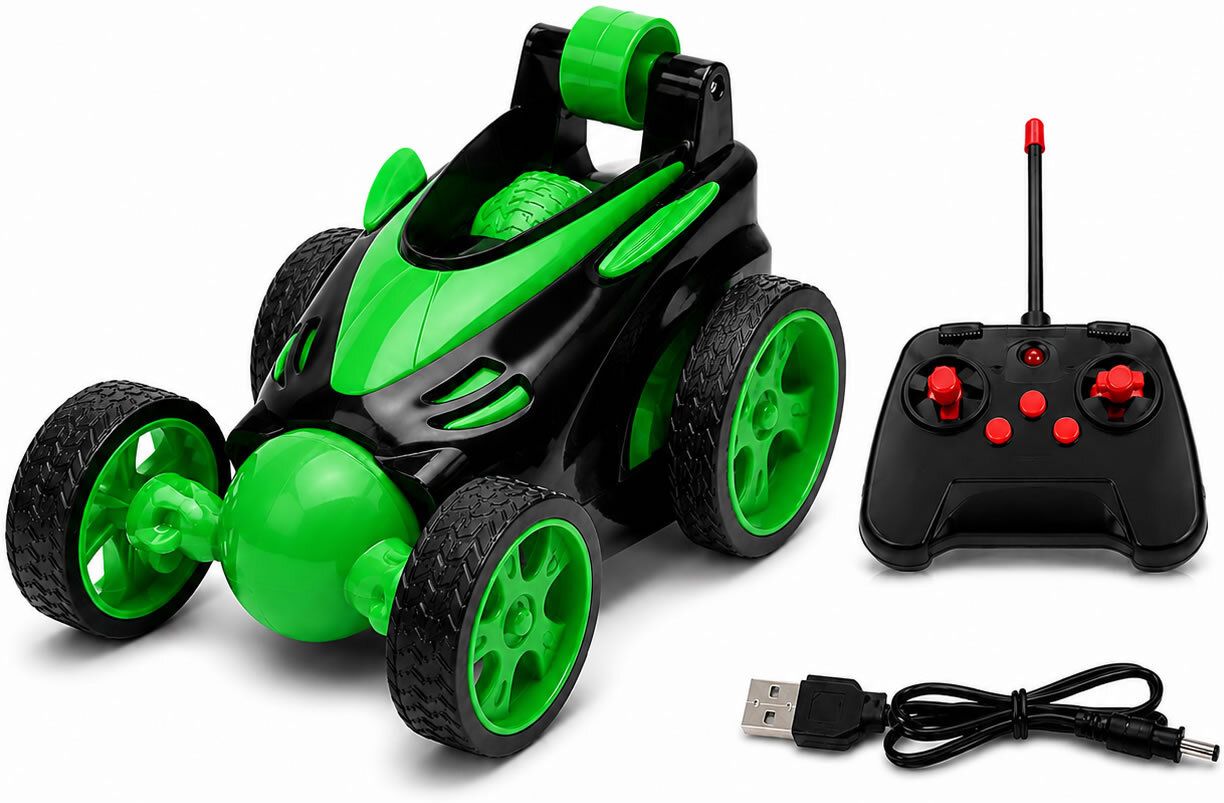 aadi racing fun Gooyo Mini Stunt RC Car Rechargeable 360° Spin USB Charging High Speed-picture-35