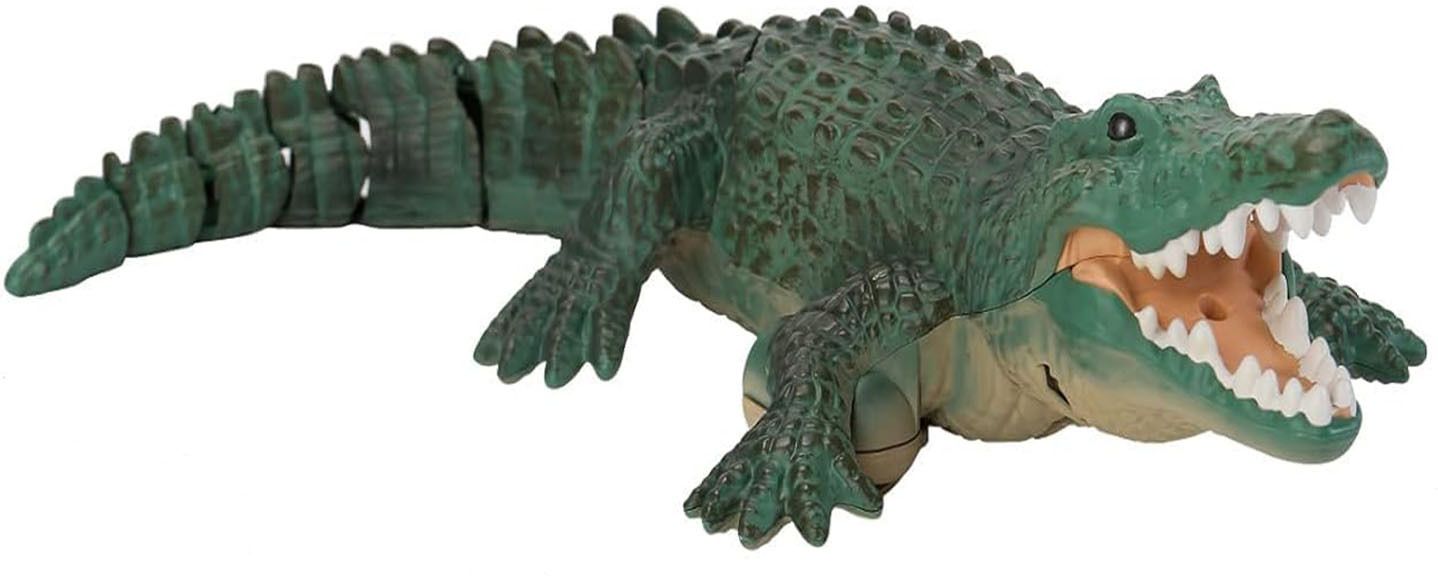 the rudra house 2.4GHz High-Simulation RC Swimming Crocodile Water Toy-picture-14