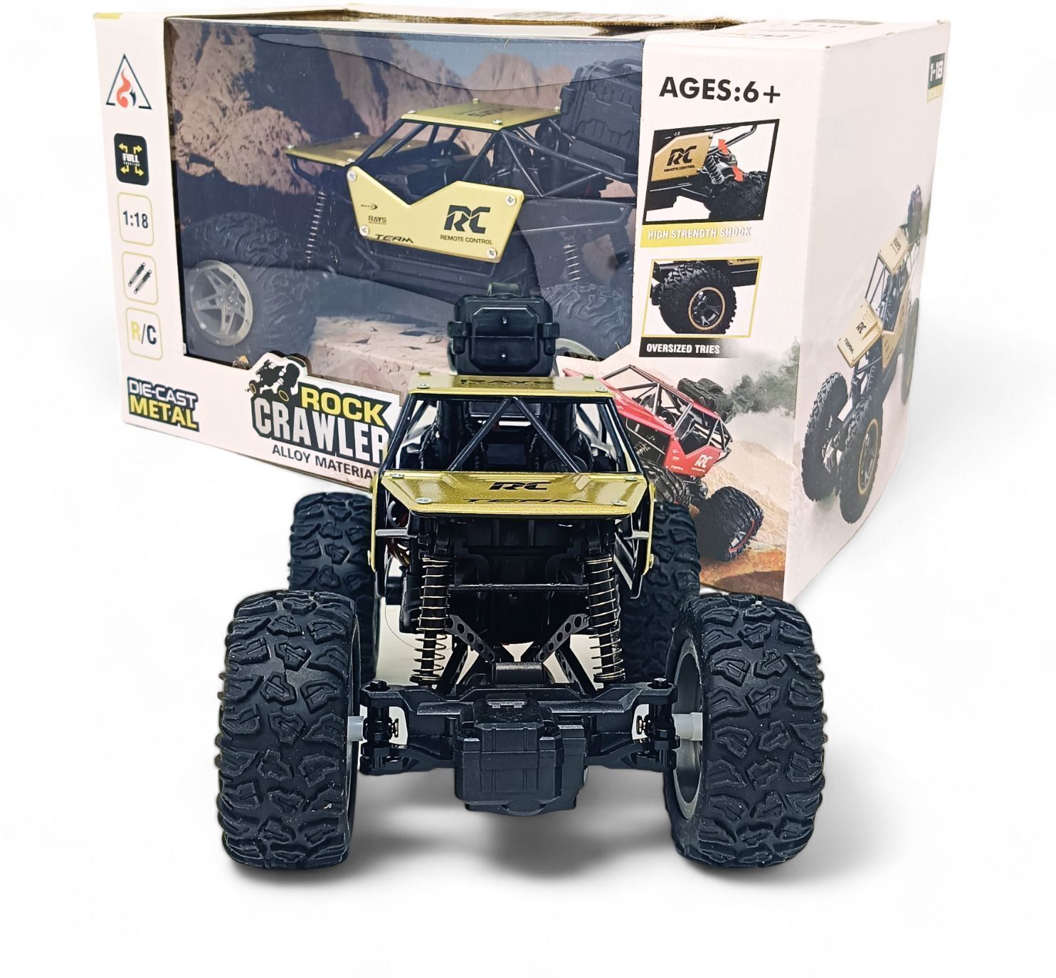 ninjatoy Waterproof Metal Remote Controlled Rock Crawler without smZBe-ZB422-picture-4