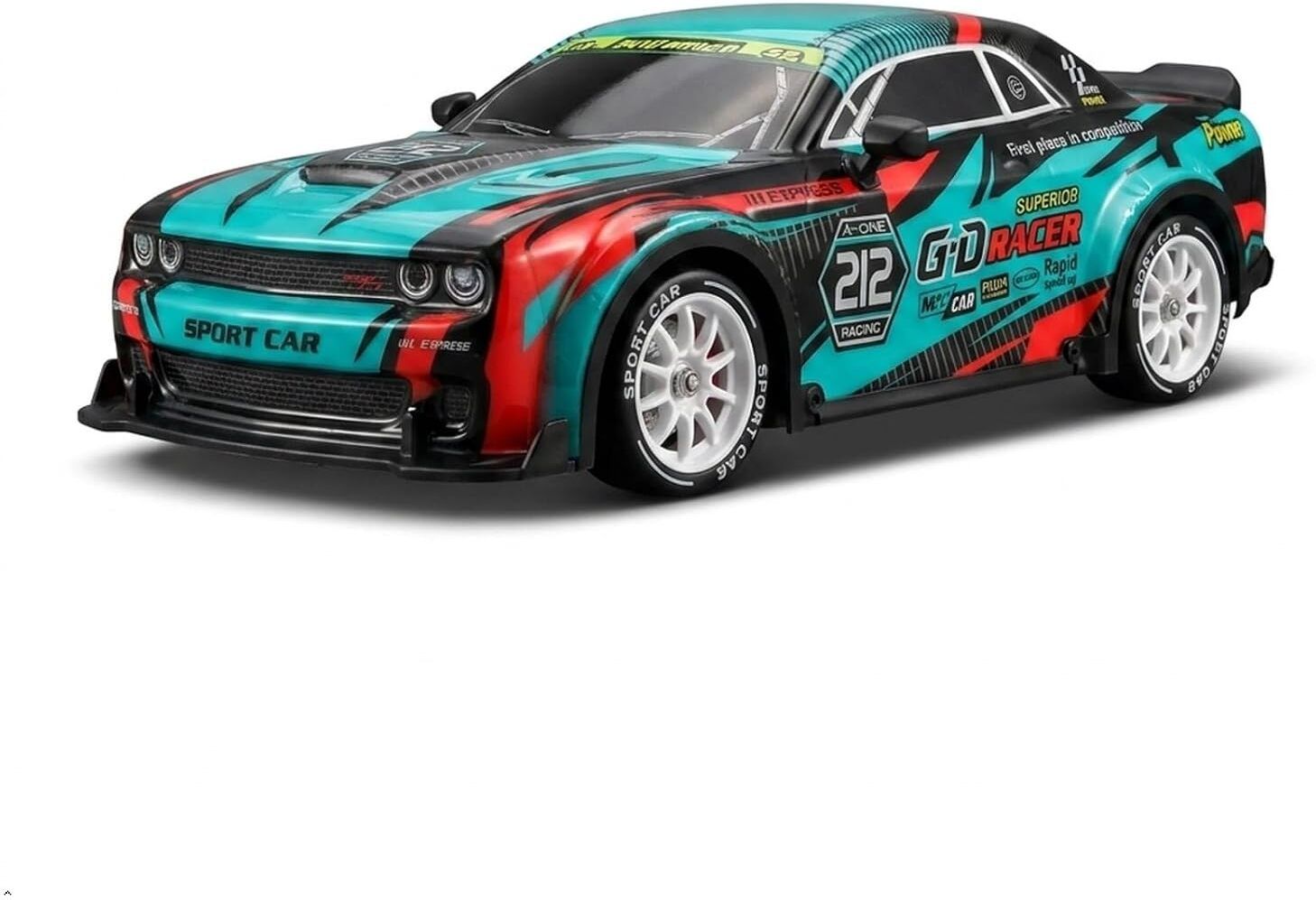 Dodge Challenger SRT 1:14 Remote Control Alloy Car Model with Sound Light Mini-image-31
