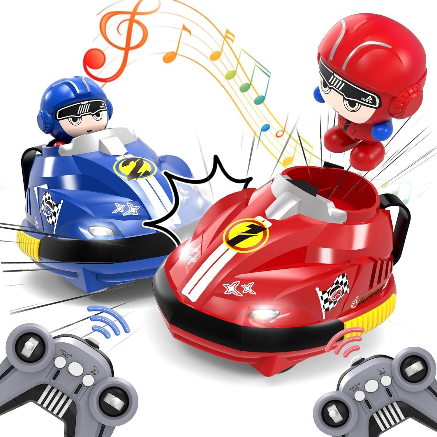 my baby love Remote Control RC Cartoon Bumper Car for Kids|2 Players|Light,Music,Sound & Fun-picture-15