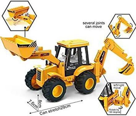 JCB Exclusive Construction toy unbreakable 180 degree rotating toy pc of 1-image-1