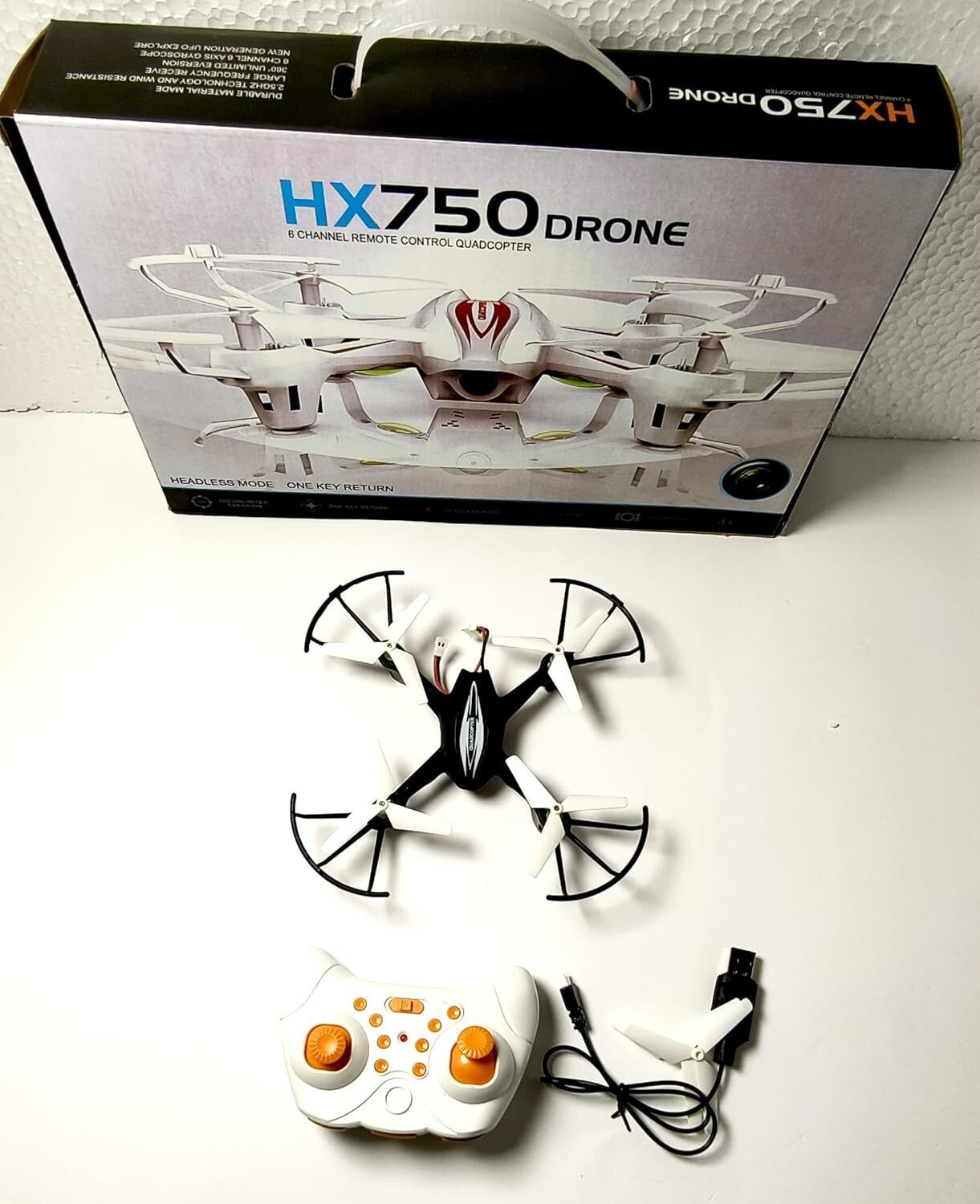 HX-750 Drone Remote Control Quadcopter Stable Remote with Two Extra Blades-image-20