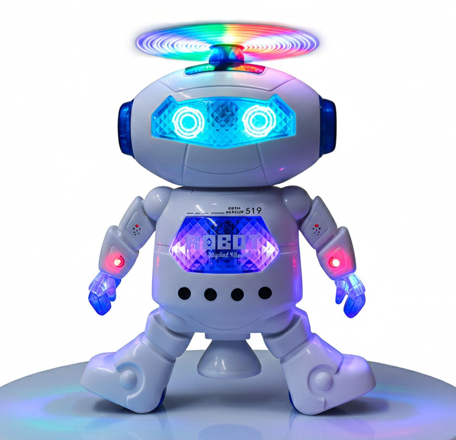 Dancing robot toy for kids boys girls with 3D Light, Music, birthday gift-image-20