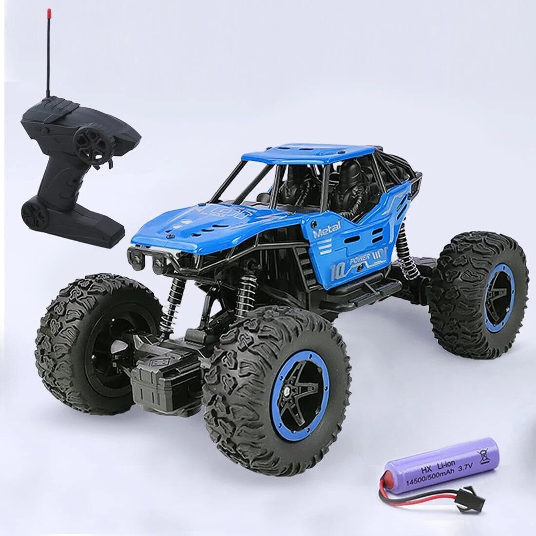 wembley Rc Monster Truck Remote Control Car for Kids 2WD Rock Crawler 1:18 Rc Car Toys-picture-22