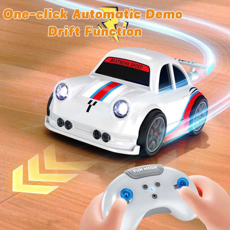 rectitude Mini RC Drift Remote Control Car for Kids, LED Lights, Sound Effects(r)-picture-21