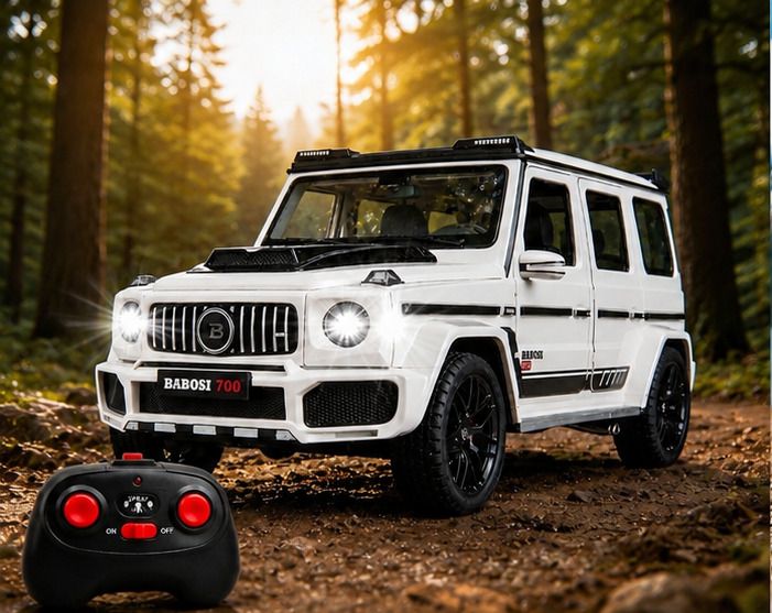 Off Road G Wagon Style RC Car for Kids with Rechargeable Battery & Remote-image-17