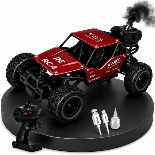 pepstter 2.4GHz 2WD Metal RC Rock Crawler Off-Road Climbing Vehicle with Smoke Effect-picture-15