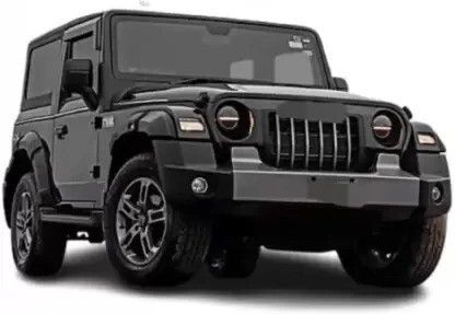 Black Thar Premium Diecast Toy Car - Pull Back Action-image-32