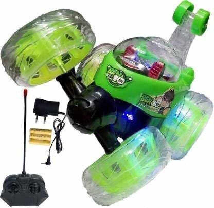 Remote Control Stunt Car 360° Rotation Multicolour Lights Music Rechargeable-image-35