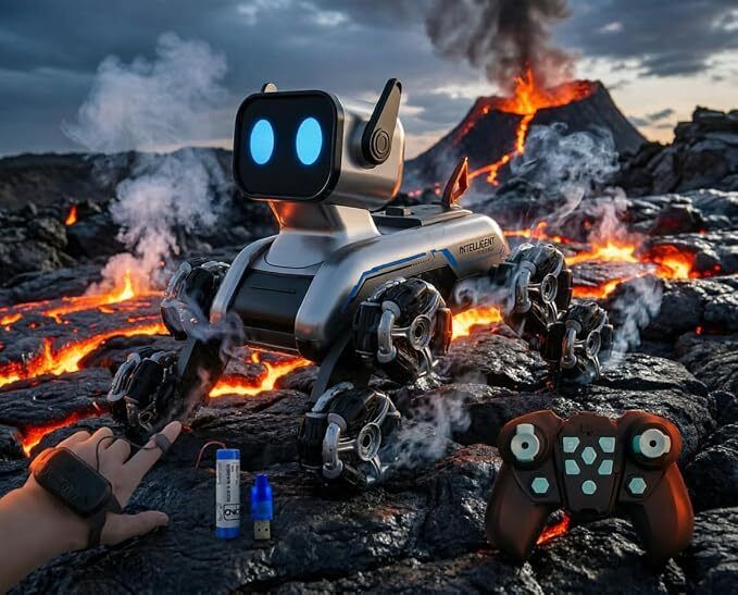 Interactive AI-Style Robot Pet Dog | RC Stunt Toy with Gesture Control-image-11