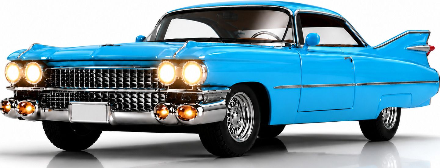 crezor toys 1:32 Scale 1959 Vintage Die Cast Metal Car Toy with Pull Back,LED Light & Music-picture-28