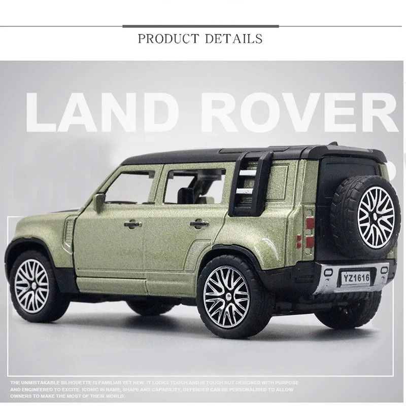 storex Land Rover Defender 1:36 Diecast Model With Openable Doors and Bonnet For Kids-picture-31