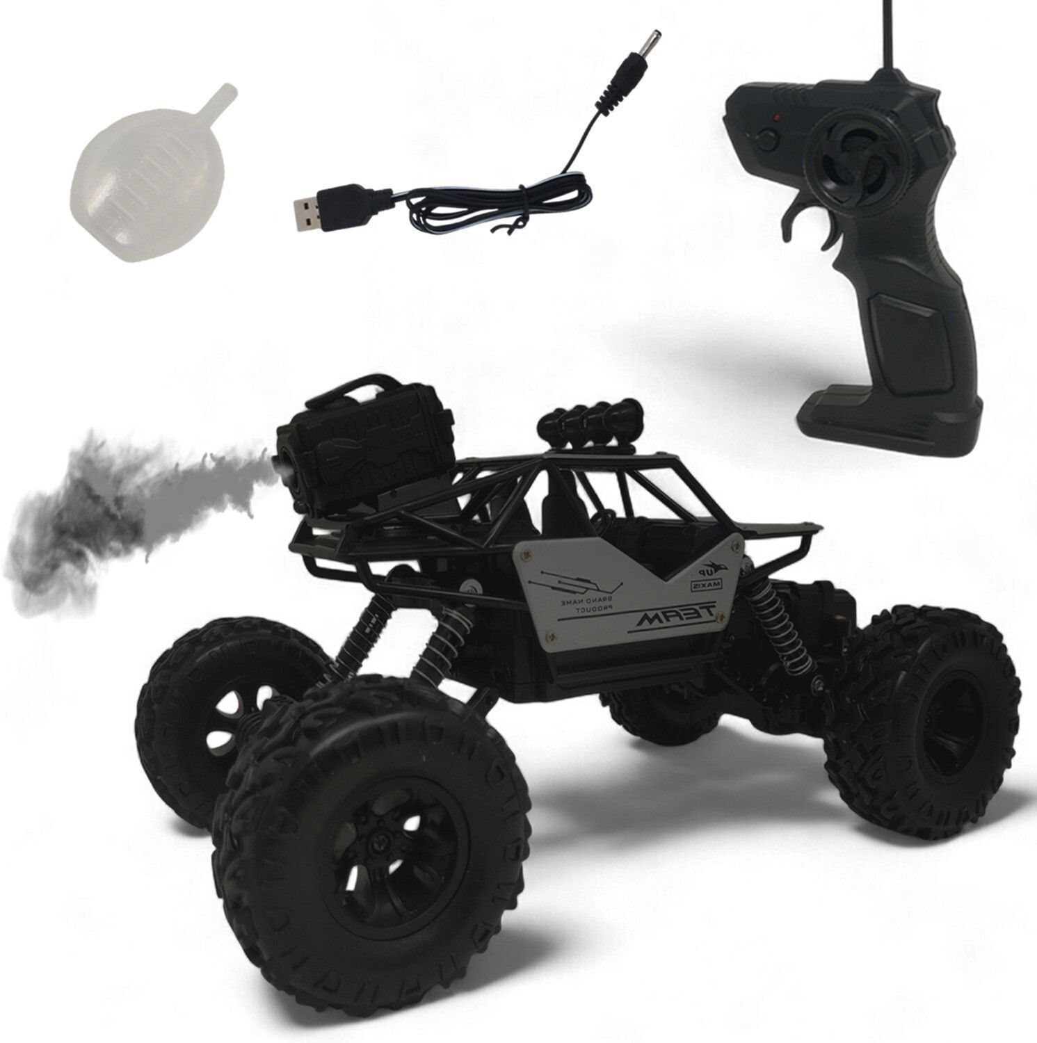 Rock Crawler Car 4x4 With Mist Smoke And Monster Truck-B87-image-13