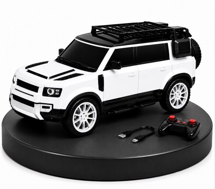 niyamat Luxury Rechargeable Remote Control SUV Car with LED Lights for Kids Toy Play-picture-18